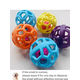 thumbnail image 2 of 9cm Diameter Hollow Out Ball Pet Toy Ball For Dog & Cat, Christmas Bell Toy Ball, Tpr Plastic Material, Random Color Delivery, 2 of 3