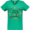 thumbnail image 3 of Inktastic I Love My Cousin Autism Awareness Women's V-Neck T-Shirt, 3 of 5