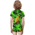 thumbnail image 3 of Prestonplayz Boys 2-Piece Swimsuit Set, Short Sleeve Rash Guard & Swim Trunks, 3 of 7