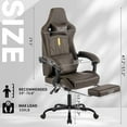thumbnail image 2 of Office Chair with Footrest,90-135°Reclining Ergonomic High Back Computer Desk Chair Lumbar Support for Home Office Gaming Chair, 2 of 10