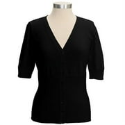 George - Women's Elbow-Sleeve V-Neck Cardigan