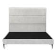 thumbnail image 2 of Cabecera Ibiza Gris Matrimonial + Box Base Cama Slim Matrimonial, 2 of 7