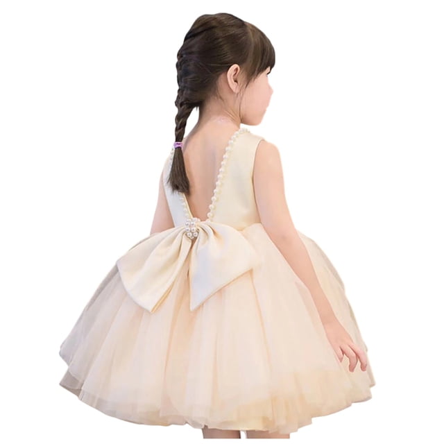Girl Robe Fille Robe de Mariage pour Enfants Robe Flower Robe de Performance Piano Robe