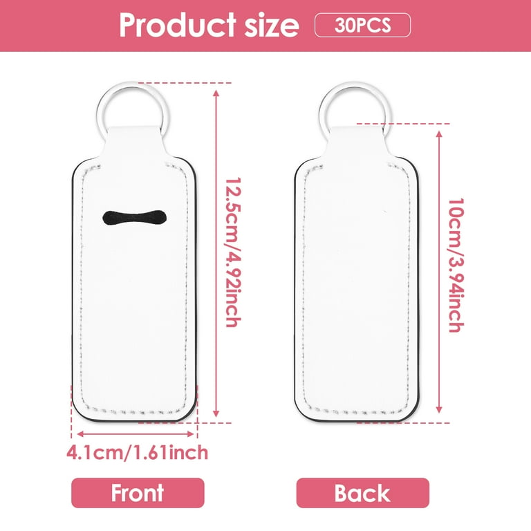 30 Pcs Sublimation Chapstick Holder Blank Neoprene Sublimation