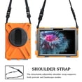 thumbnail image 5 of XYX Case for 10.5 inch Microsoft Surface Go 3 2021/Surface Go 2 2020 with 360 Degree Rotating, Hand Strap, Shoulder Strap, Orange, 5 of 7