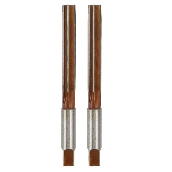 Reamer,2PCS Hand Reamer American Conical Reamer Straight Shank Reamer Multi-Functional