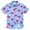Palm Tree Blue, variant on Boys Button Down Shirt Hawaiian Short Sleeve 3D Print Tropical Aloha Luau Shirts for Kids Summer Beach 5-14 Years
