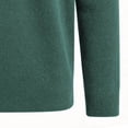 thumbnail image 7 of Zivyakyron Business Polos for Men Pullover Knit Long Sleeve Fall Collared Loose Casual Shirts Plain Green 3XL, 7 of 7