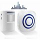thumbnail image 1 of Wireless Doorbell Electric Door Chime Kit with 1 Receiver and 1Motion Detector Sensor Alert Visitor Alarm with 38 Melodies, 1 of 3