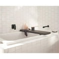 thumbnail image 3 of MOEN WT901BL Genta LX Single Handle Wall Mount Tub Filler High Flow Tub Faucet with 10 in. Spout Reach in Matte Black, 3 of 8