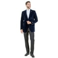 thumbnail image 4 of Men's Modern Fit Velvet Blazer Only, 4 of 4