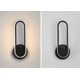 thumbnail image 3 of Aplique de pared Lámpara de pared LED creativa para mesita de noche, interior, hotel, pasillo, pasillo, escalera, sala de estar, fondo, luz de pared, negro, 12w, luz blanca cálida, 3 of 5