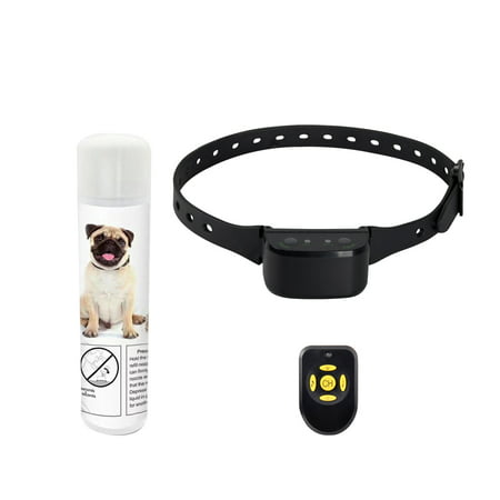Remote No Bark Citronella Spray & Tone Rechargeable Anti Barking Safe & Humane Dog Training Collar for Small, Medium, and Large (Best Citronella Bark Collar Review)