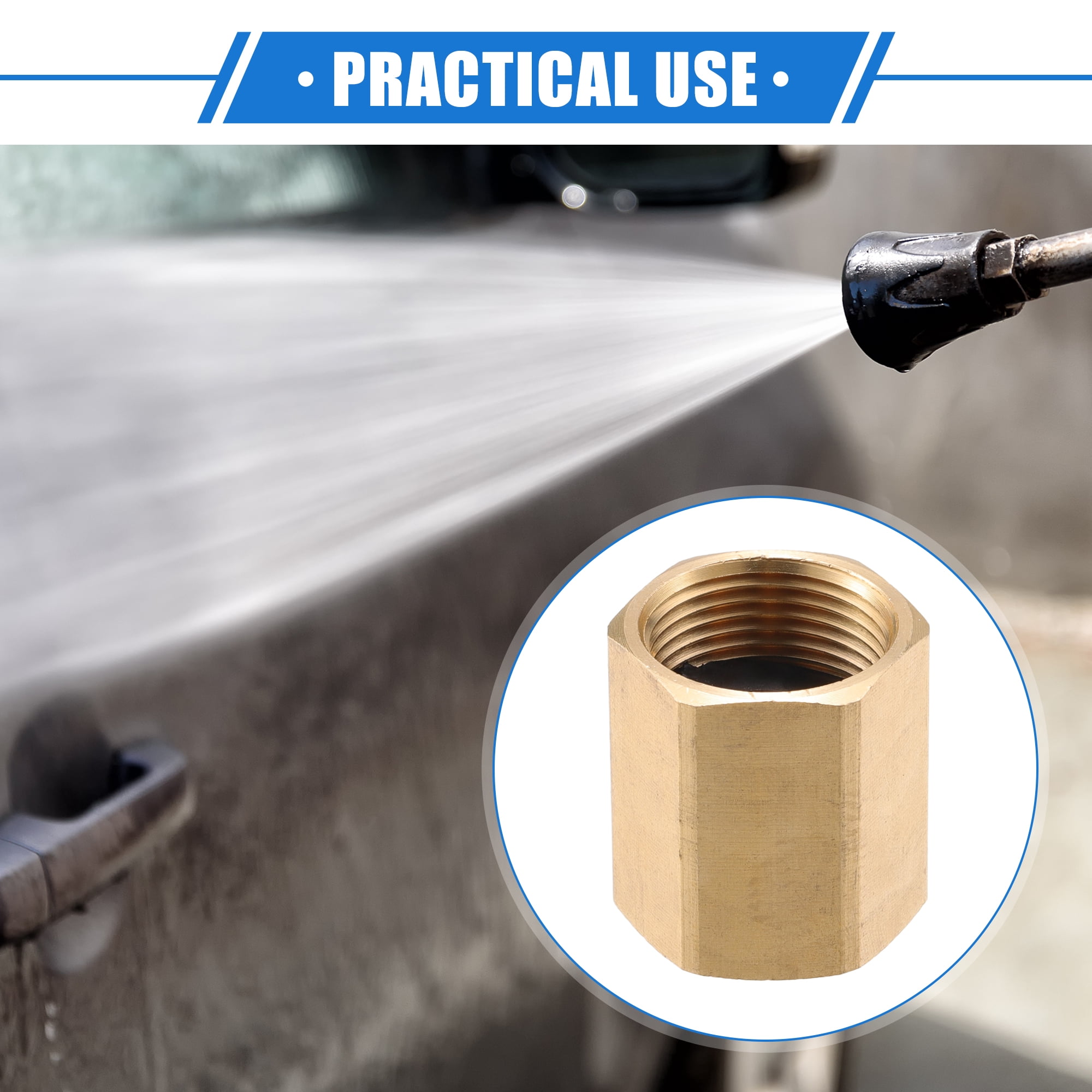 Unique Bargains Pressure Washer Connector M22x1.5 Adapter for Pressure Washer