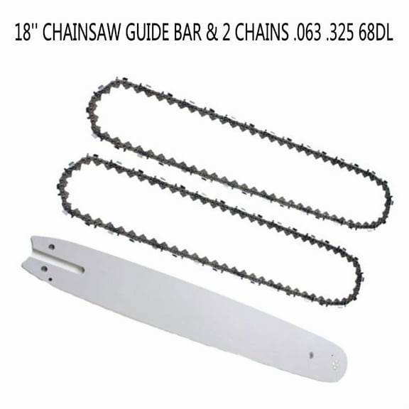 18 Inch Chainsaw Guide Bar Saw Chain 0.063 0.325 68 Drive Link Chainsaw Blade For Stihl MS 250 251 Electric Saw Accessory Garden