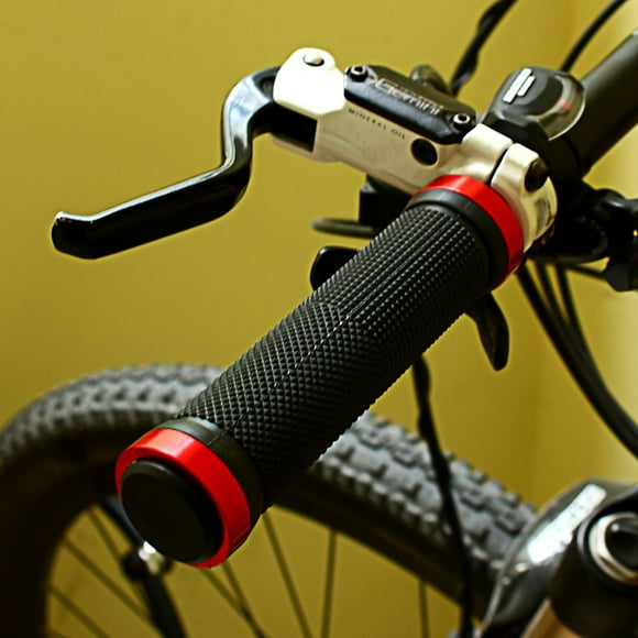 Handlebar Grips Handle Grips Bike End Grips Bike Grips Bicycle Handlebar Grip Pair Of Bike Bicycle Comfortable Handlebar Lock On Grips Grip Cycling Accessory Red