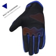 thumbnail image 4 of CHCYCLE Full Finger Skeleton Motocross Riding Gloves for Men Motorcycle Blue Large, 4 of 6
