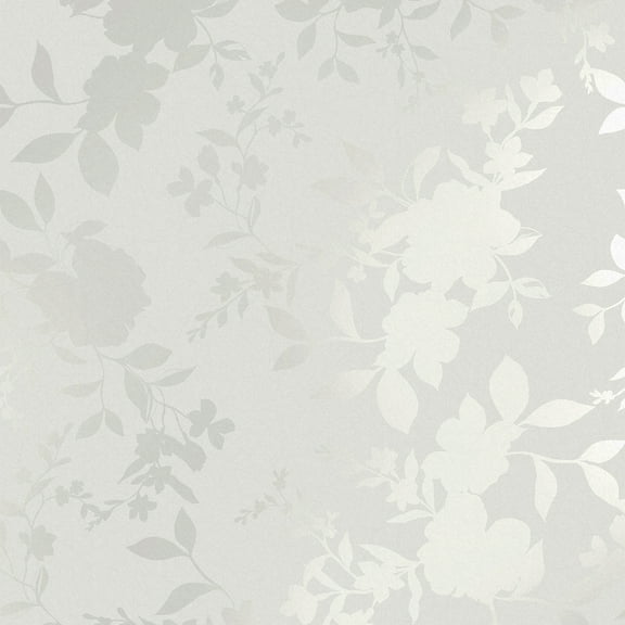 Laura Ashley Westbourne Silver Wallpaper