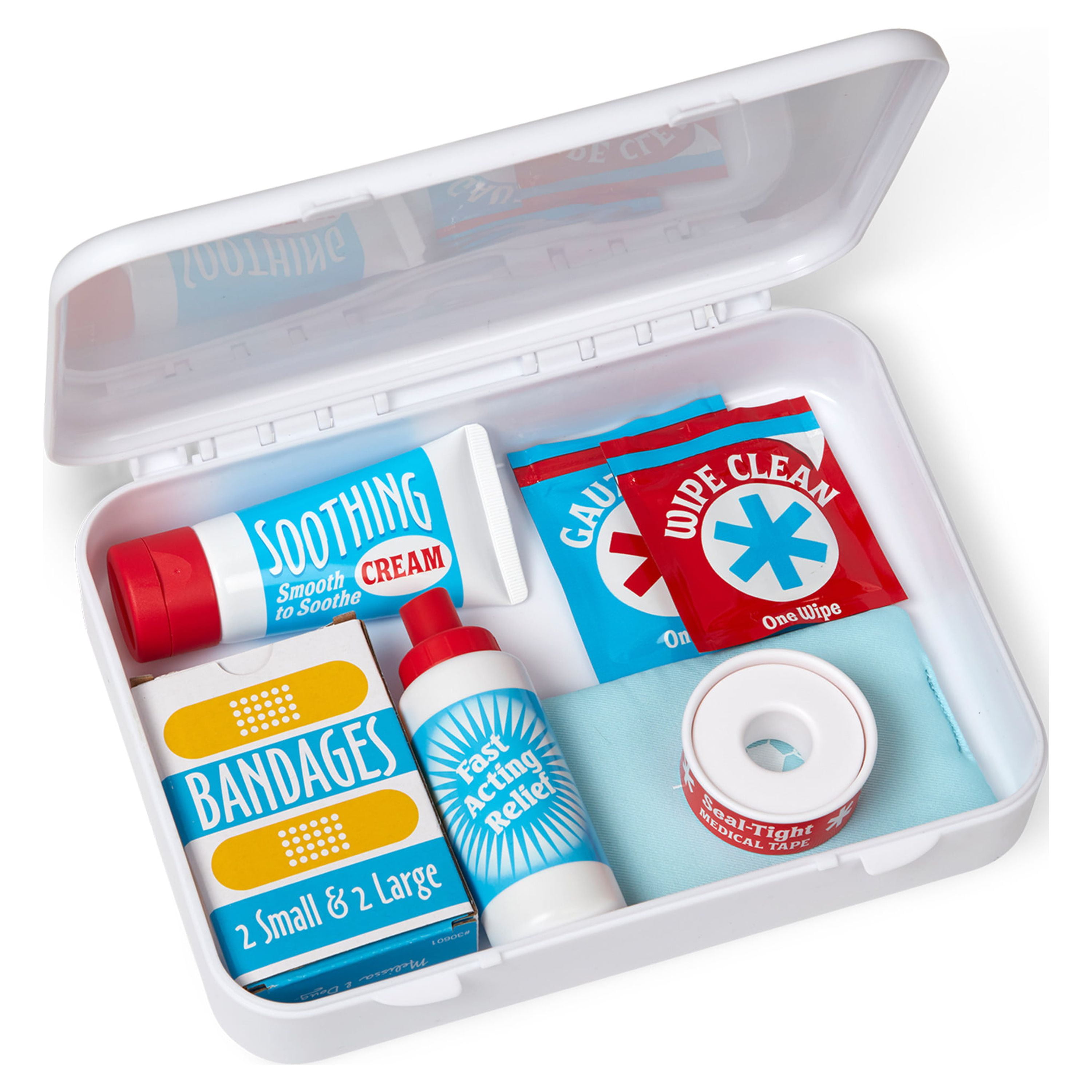 Melissa & Doug Get Well First Aid Kit Play Set – 25 Toy Pieces