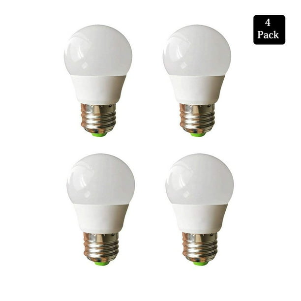 Low Voltage led Light Bulbs AC/DC1248V E26 Soft White 3000K 3W 4 Pack