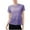 Womens Clothing Purple, variant on Womens Quick Dry Athletic Shirts, Workout Tops for Women Summer Lightweight Casual Vintage Solid Color Crewneck Short Sleeve T-Shirts S-XL