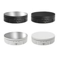 thumbnail image 2 of 3 Speeds 14.6cm Intelligent Electric Rotating Display Stand Mirror Turntable Jewelry Holder Battery/USB Power ,Quiet and Smooth, 2 of 6