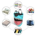 thumbnail image 3 of DouZhe 50L Rectangular Laundry Basket, Funny Dinosaur Prints Waterproof Foldable Laundry Hamper with Aluminum Handles, 3 of 6
