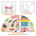 thumbnail image 6 of Kll 48" Christmas Tree Skirt Playing Video Games Xmas Tree Skirts Mat For New Year Xmas Holiday Party Indoor Outdoor Home Decoration, 6 of 9