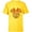 Yellow, variant on Disney Minnie Mouse Head and Ears Icon Fall Leaves - Short Sleeve T-Shirt for Kids - Customized-White