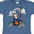 thumbnail image 4 of Inktastic Halloween Trick or Treating Cute Grim Reaper Boys or Girls Baby Bodysuit, 4 of 5