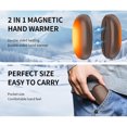 thumbnail image 6 of Nkmbld Reusable Hand Warmers, Double-Sided Magnetic Hand Warmer Usb Charging, Electric Portable Pocket Handwarmers, Winter Gifts for Men Women, 6 of 9