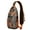 French Country, variant on Tactical Camouflage Sling Backpack, Military Style Crossbody Daypack for Men and Women, Lightweight and Durable Anti-theft Bag for Hiking and Outdoor Use