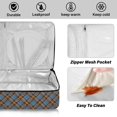 thumbnail image 4 of Iauyy Casserole Carrier for Hot Food Insulated Casserole Travel Carry Bag with Lid Food Warmer Bag for Party/Picnic,Blue and Brown Plaid, 4 of 7