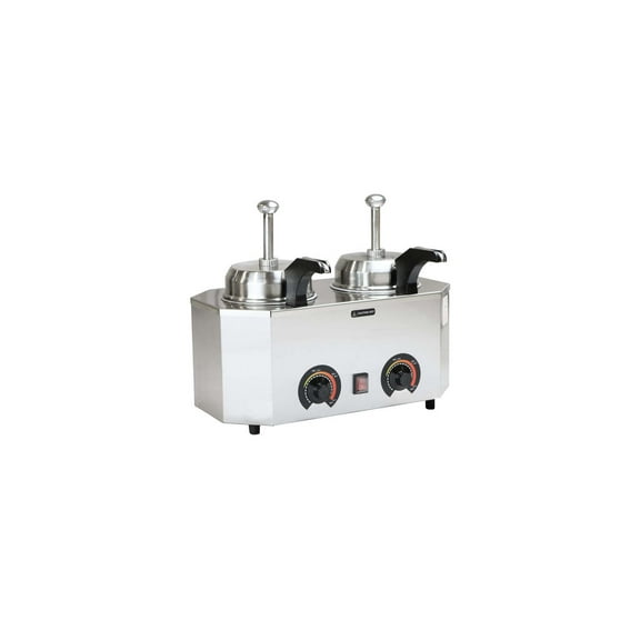 Paragon Pro Deluxe 2029C Dual 3 Qt. Warmer with 2 Heated Spout Pumps