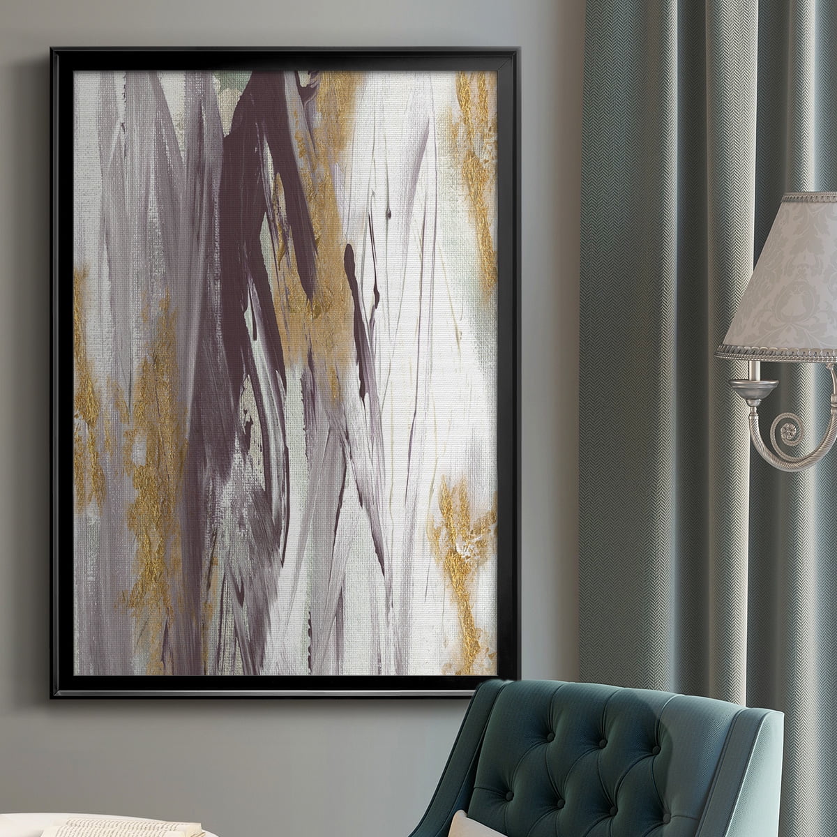 Tumultuous Amethyst I Premium Framed Print - Ready to Hang