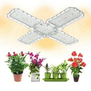 LED Grow Light Bulb Full Spectrum Foldable Plant Grow Light with Extension Hanging Pendant Light, Warm Led Grow Lamp for Indoor Plants