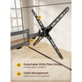 thumbnail image 4 of Soporte de pared para televisores MonteK Full Motion con pantalla LCD LED de 13 a 55 pulgadas, 25 kg, 4 of 9