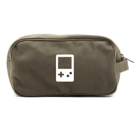 Gameboy Controller Canvas Shower Kit Travel Toiletry Bag Case