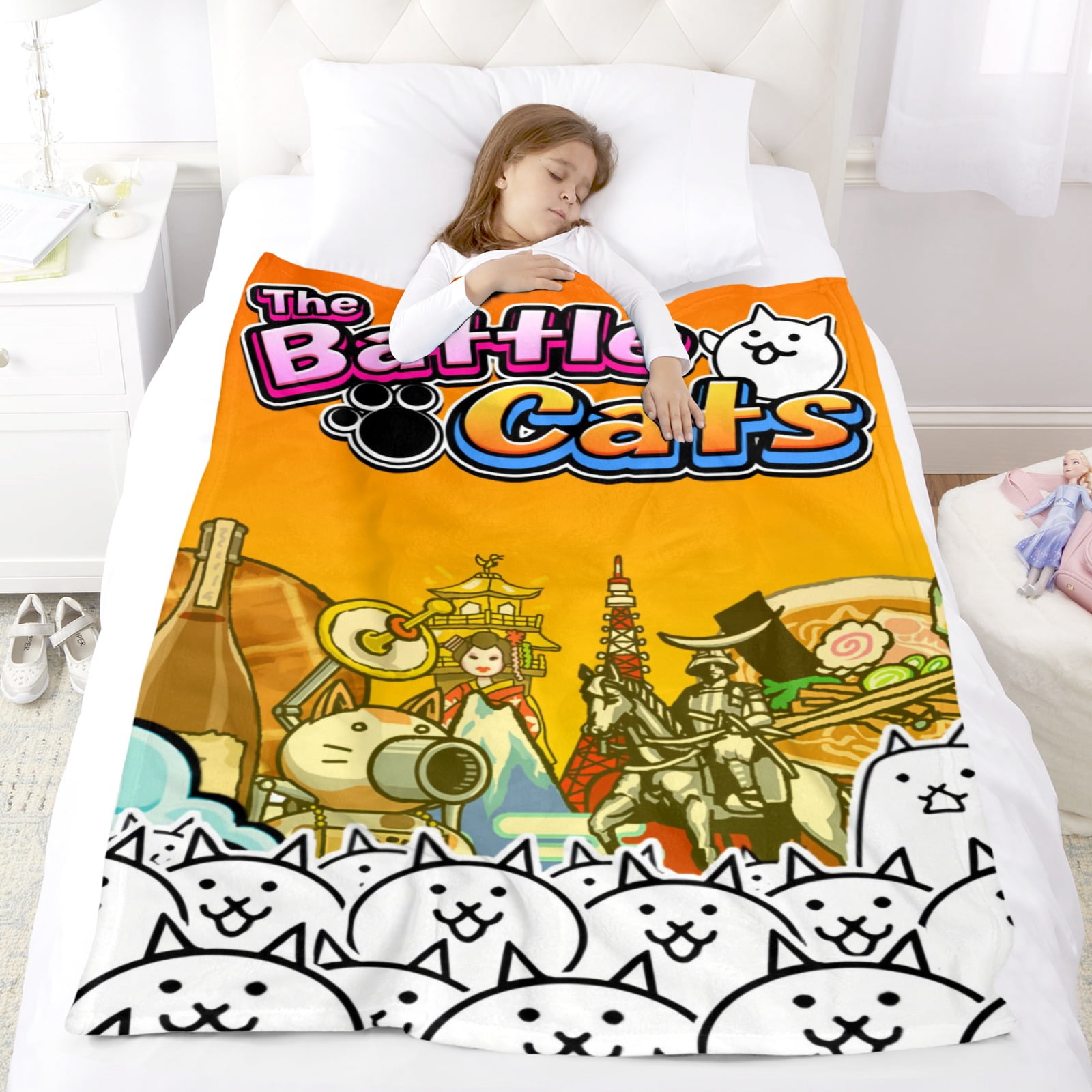 the battle cats Throw Blanket Gifts for Fans Lover Girls Boys Women Present Hoodie Him Bed 30"x40"