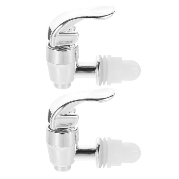 Dayesque 2pcs Push Style Faucet Beverage Dispenser Carafe Replacement Spigot Lever Pour Spout