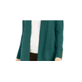 thumbnail image 3 of JM Collection Women's Open Front Cardigan Green Size Petite Medium, 3 of 3