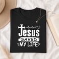 thumbnail image 3 of Jollimate Jesus Saved My Life Shirt, Jesus shirt, Christian 4th July Shirts, Christian Gift For Girl, 3 of 6