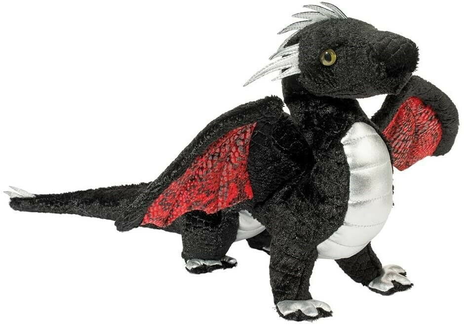 Douglas Cuddle Toys Vincent Black Dragon 721 Stuffed Animal Toy