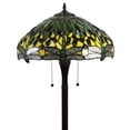 thumbnail image 2 of Tiffany Style 2 Light Dragonfly Floor Lamp - 62" Tall, 2 of 4