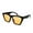Yellow, variant on FEISEDY Vintage Square Cat Eye Sunglasses Women Trendy Cateye Sunglasses B2473