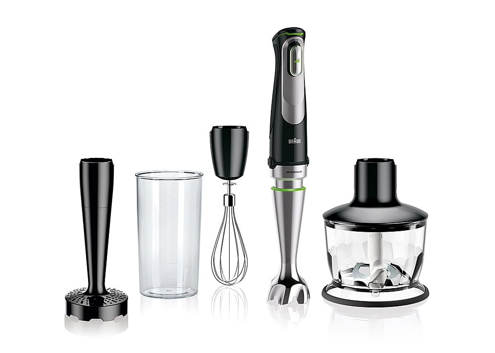 Braun - MultiQuick 9 Immersion Hand Blender - Intense Black/Brushed Stainless Walmart.com