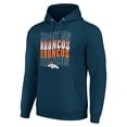 thumbnail image 2 of Men's Starter Navy Denver Broncos Four Team Name Logo Fleece Pullover Hoodie, 2 of 3