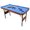 "55"" Folding Space Saver Pool Billiard Table"