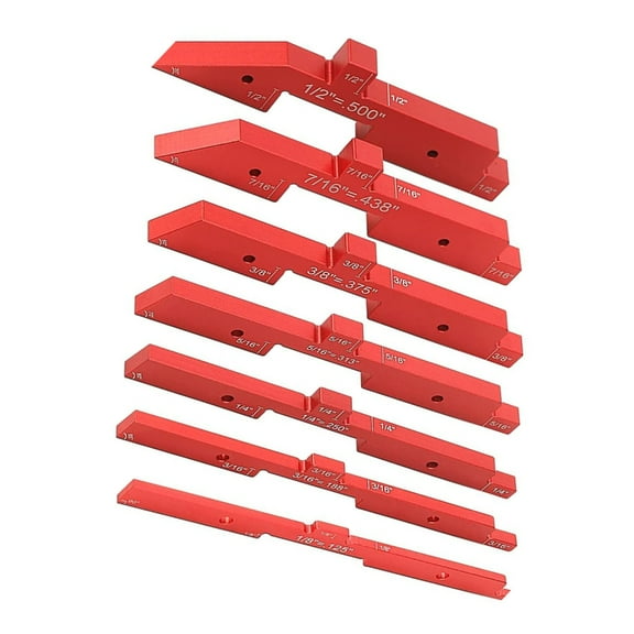 Router Table Setup Bar Angle Woodworking Aluminum Setup Bar for Table Cutter Precisions Setups Blocks Height Gauge Set