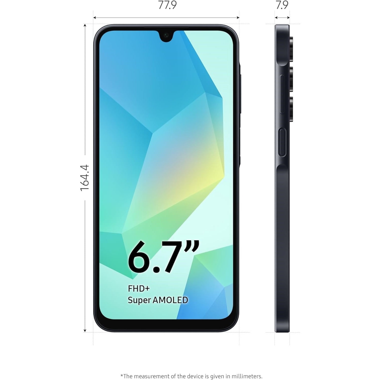 Samsung Galaxy A16 A165M 128GB, 4GB RAM - Dual-SIM GSM Unlocked Android Smartphone (Latin America Version) - Black (New)